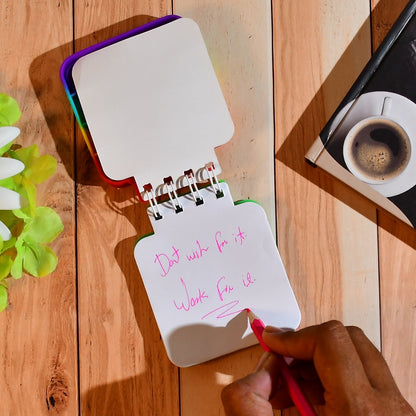 Square Pop it Fidget Spiral Notebook Bubble Push Pop Fidget Silicon Toy Book Stress Relief Anxiety School Stationery Notebook. - infinityexculsivestore.com