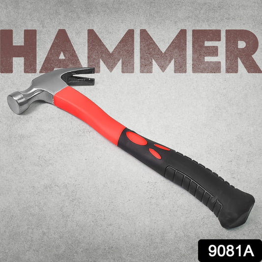 Stainless Claw Hammer with Fiberglass Handle, Shock Resistant, Corrosion Resistant, Rust Proof, Durable, Environmental friendly, 364g, 28cm - infinityexculsivestore.com