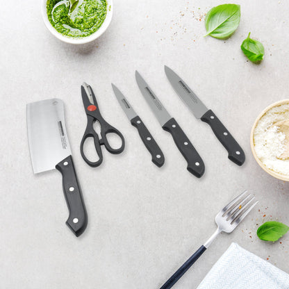 Stainless Steel 6 Piece Kitchen Knife Knives Set For Home Restaurant - infinityexculsivestore.com