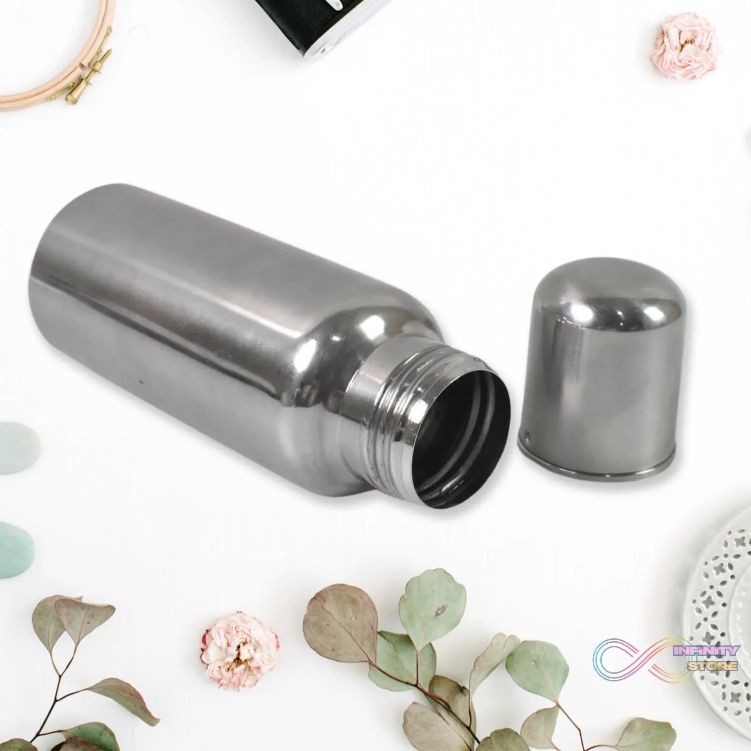 Stainless Steel Baby Feeding Bottle, Milk Feeding (250 ML) - infinityexculsivestore.com