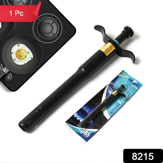 Stainless Steel Black Gas Lighter for Kitchen Gas Stove, Long Lasting, Unbreakable Lighters for Gas Stoves, Restaurants & Kitchen (1 Pc) - infinityexculsivestore.com