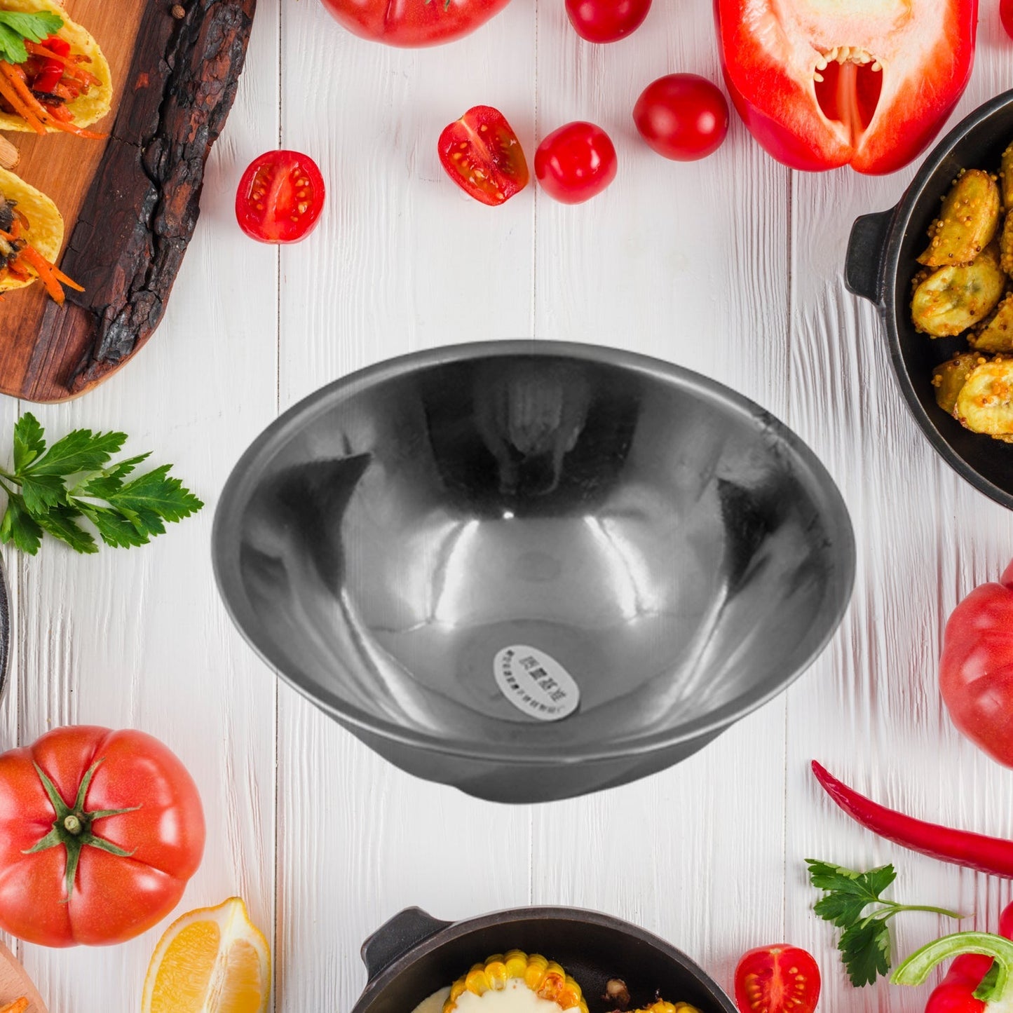 Stainless Steel Bowl | Serving Dessert Curry Soup Bowls Wati Vati Katori | Small Rice Side Dishes | Kitchen & Dining ,Solid, ideal for serving Chatni, achar and Catch up (1 Pc) - infinityexculsivestore.com