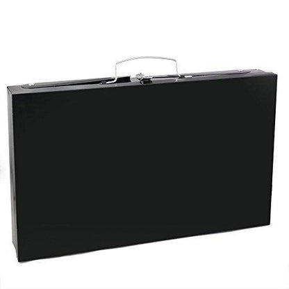 Stainless Steel Briefcase Style Barbecue Grill Toaster (Medium, Black) - infinityexculsivestore.com