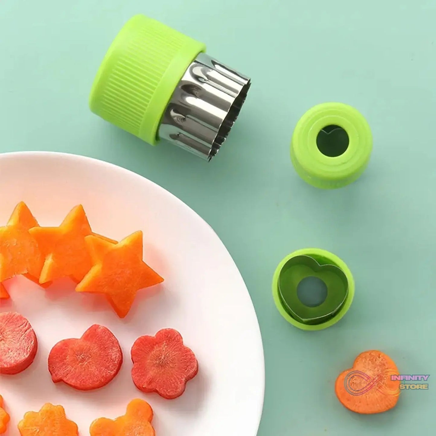 Stainless Steel Cookie Cutter Shapes Set, Baking Cooking Food Decoration (12 Pcs Set) - infinityexculsivestore.com