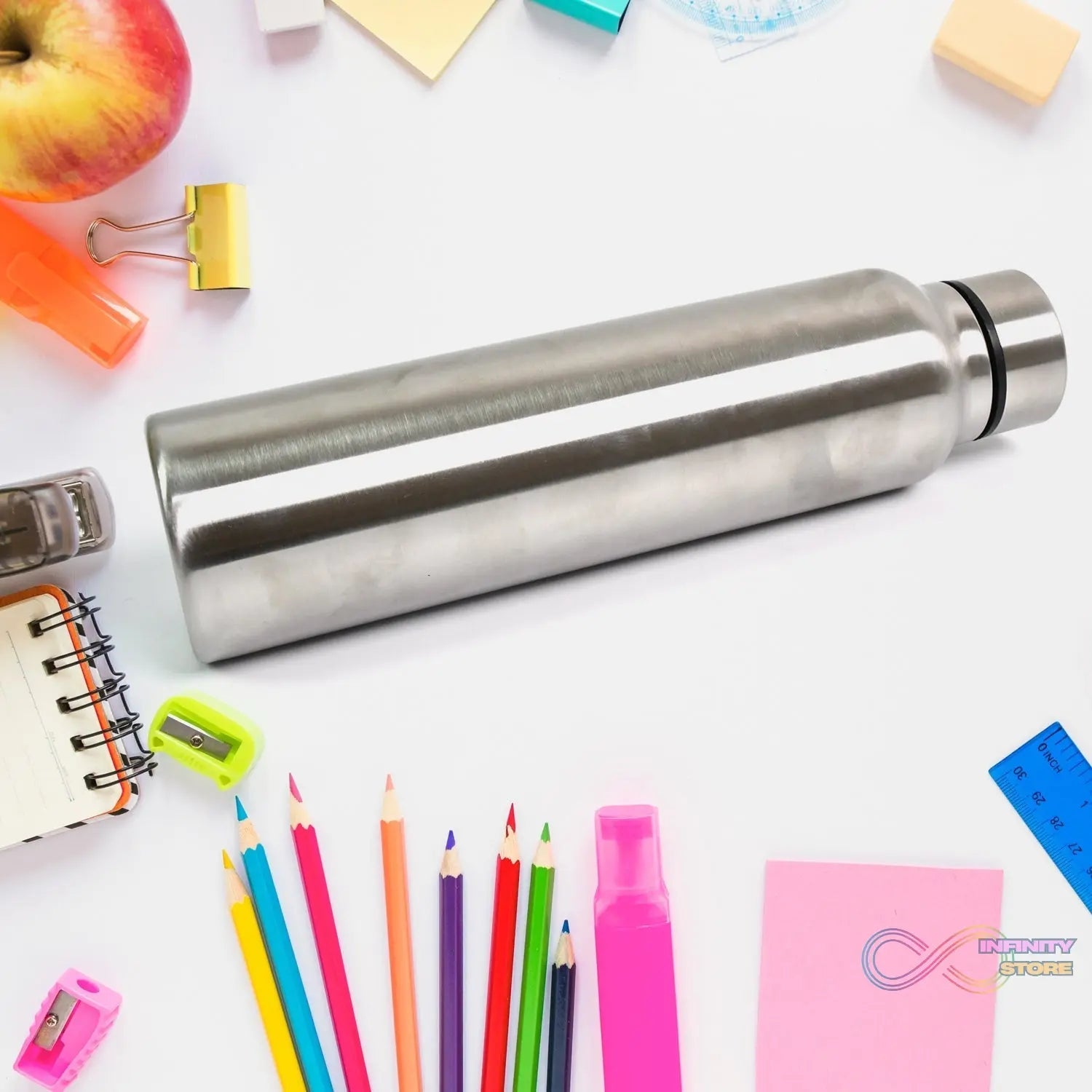 Stainless Steel Double Wall Vacuum - Insulated Drink Water Bottle (1000 ML) - infinityexculsivestore.com