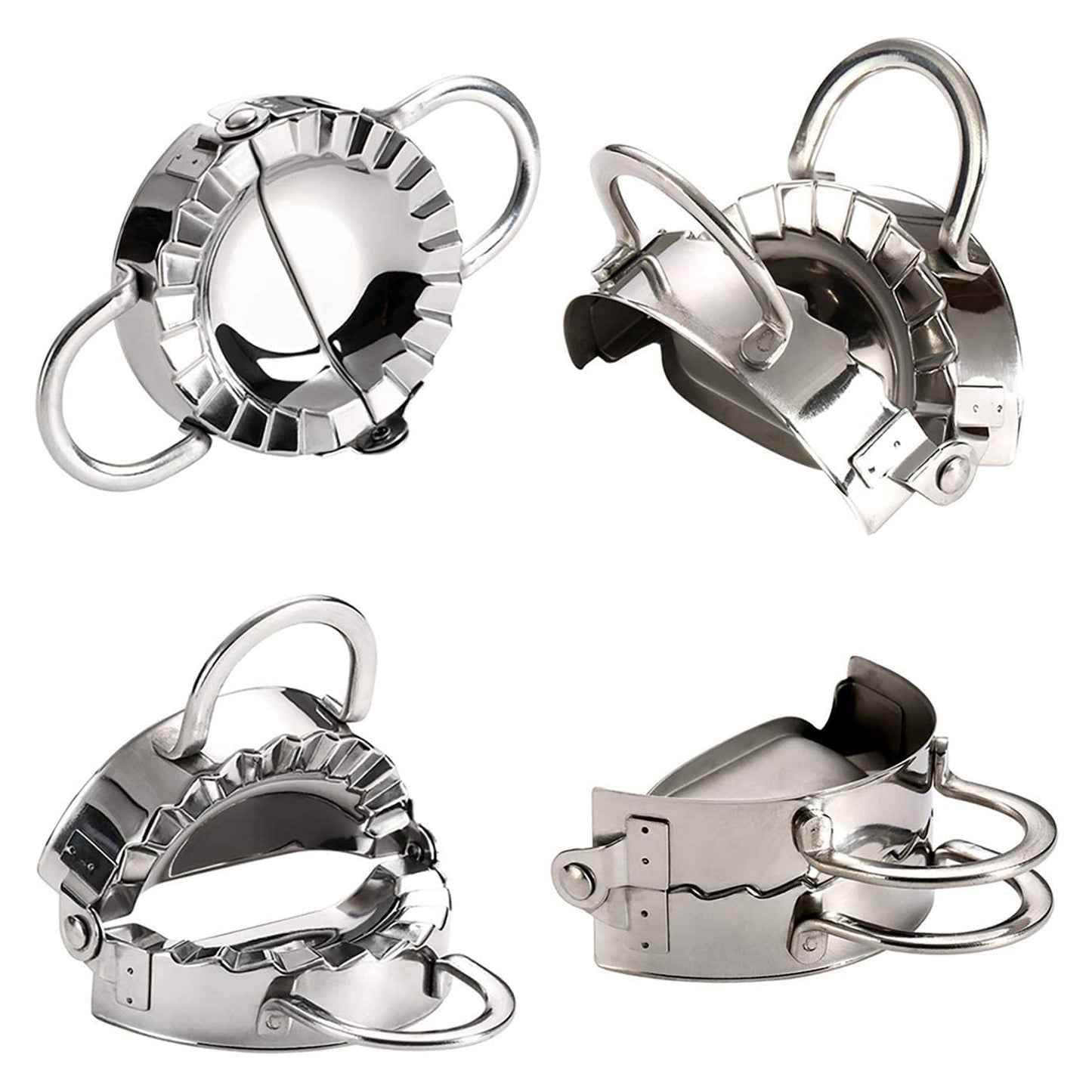 Stainless Steel Dumpling Maker, Dough Cutter Pie Mold Tool. - infinityexculsivestore.com