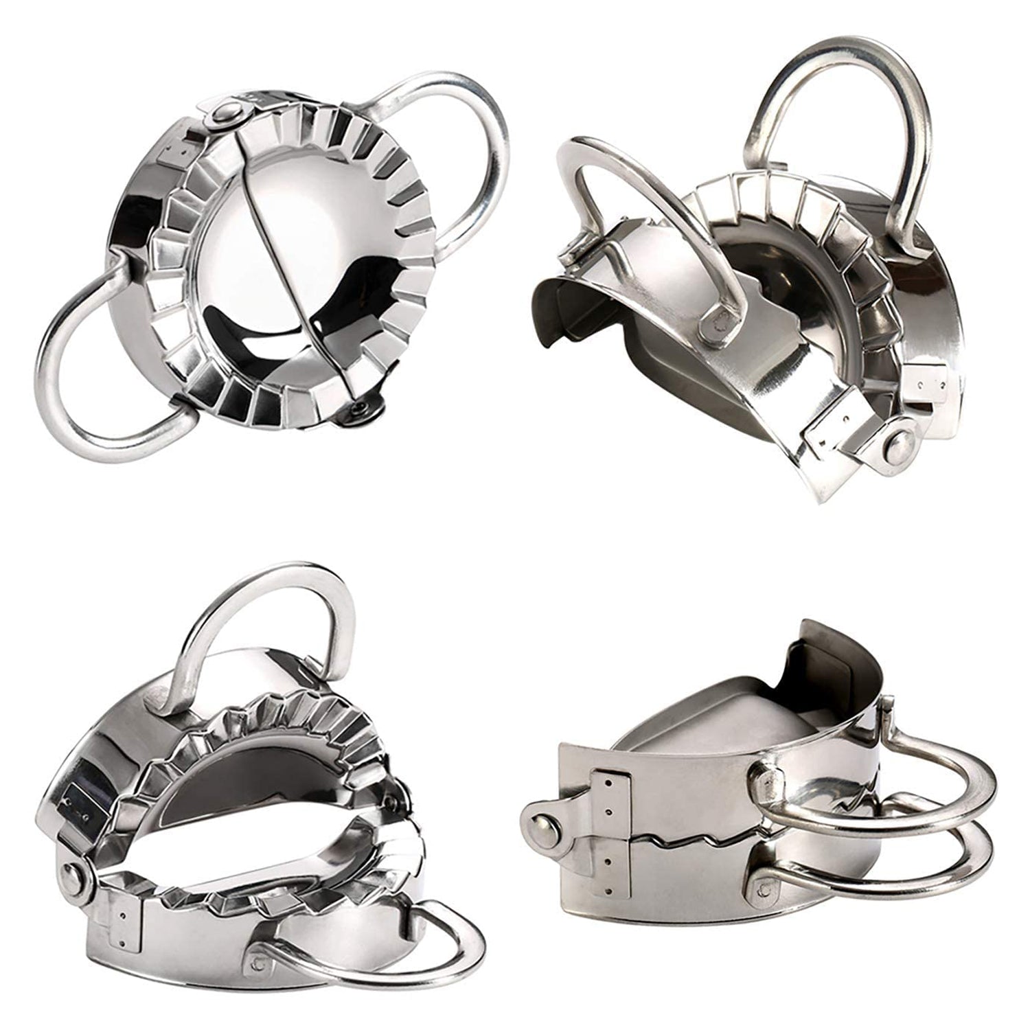 Stainless Steel Dumpling Maker, Dough Cutter Pie Mold Tool. - infinityexculsivestore.com