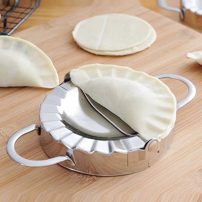 Stainless Steel Dumpling Maker, Dough Cutter Pie Mold Tool. - infinityexculsivestore.com