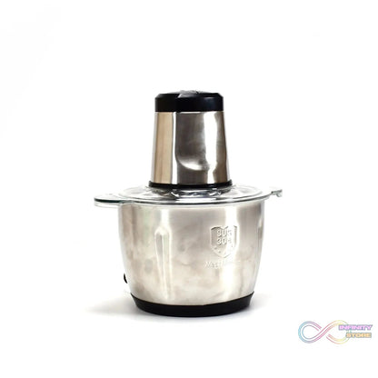 Stainless Steel Electric Meat Grinders with Bowl Heavy for Kitchen Food Chopper, Meat, Vegetables, Onion , Garlic Slicer Dicer, Fruit & Nuts Blender (3L) - infinityexculsivestore.com