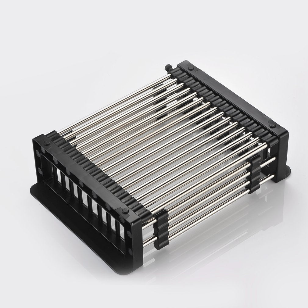 Stainless Steel Expandable Kitchen Sink Dish Drainer - infinityexculsivestore.com