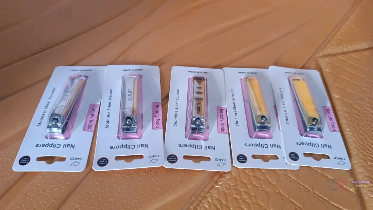 Stainless Steel Folding Portable Large Nail Clippers with Nail File (1 Pc / Mix Design) - infinityexculsivestore.com