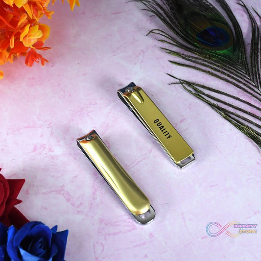 Stainless Steel Folding Portable Large Nail Clippers with Nail File (1 Pc / Mix Design) - infinityexculsivestore.com