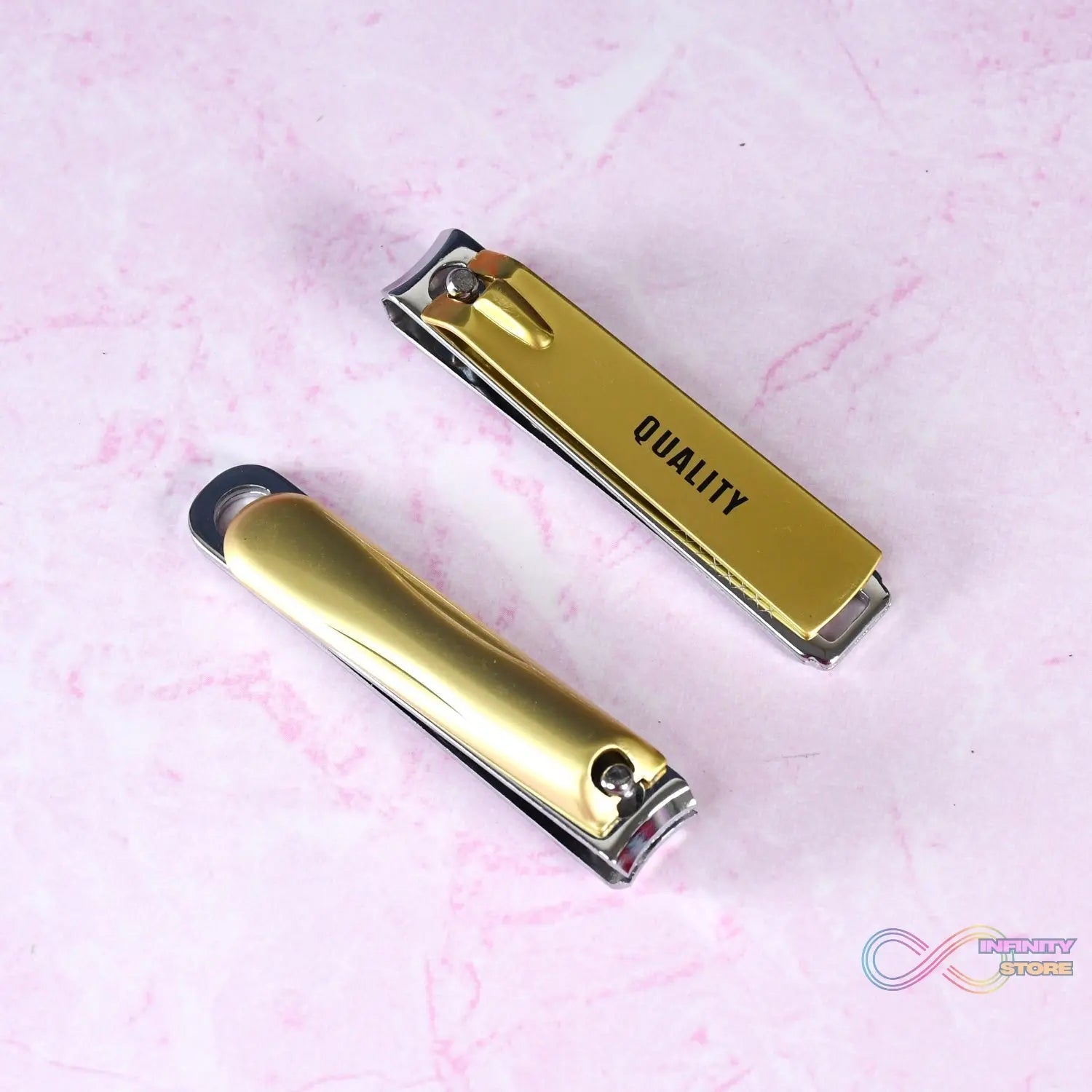 Stainless Steel Folding Portable Large Nail Clippers with Nail File (1 Pc / Mix Design) - infinityexculsivestore.com