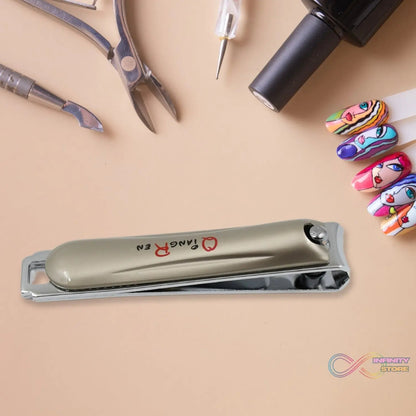 Stainless Steel Folding Portable Large Nail Clippers with Nail File (1 Pc) - infinityexculsivestore.com
