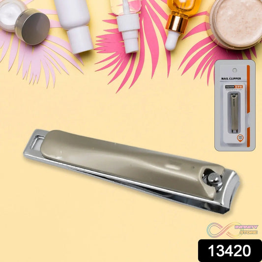 Stainless Steel Folding Portable Large Nail Clippers with Nail File (1 Pc) - infinityexculsivestore.com