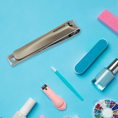 Stainless Steel Folding Portable Large Nail Clippers with Nail File (1 Pc) - infinityexculsivestore.com