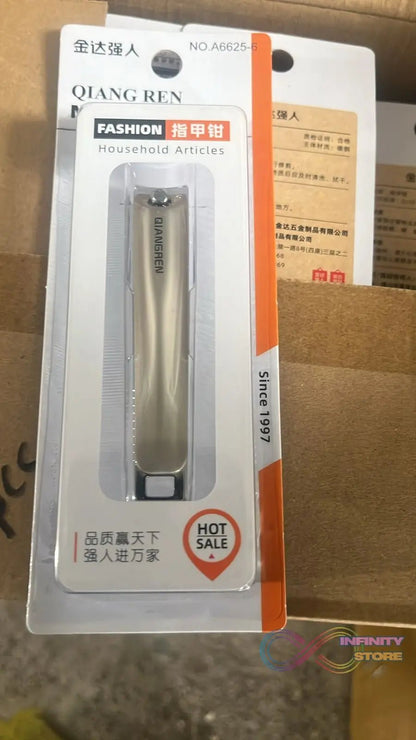 Stainless Steel Folding Portable Large Nail Clippers with Nail File (1 Pc) - infinityexculsivestore.com