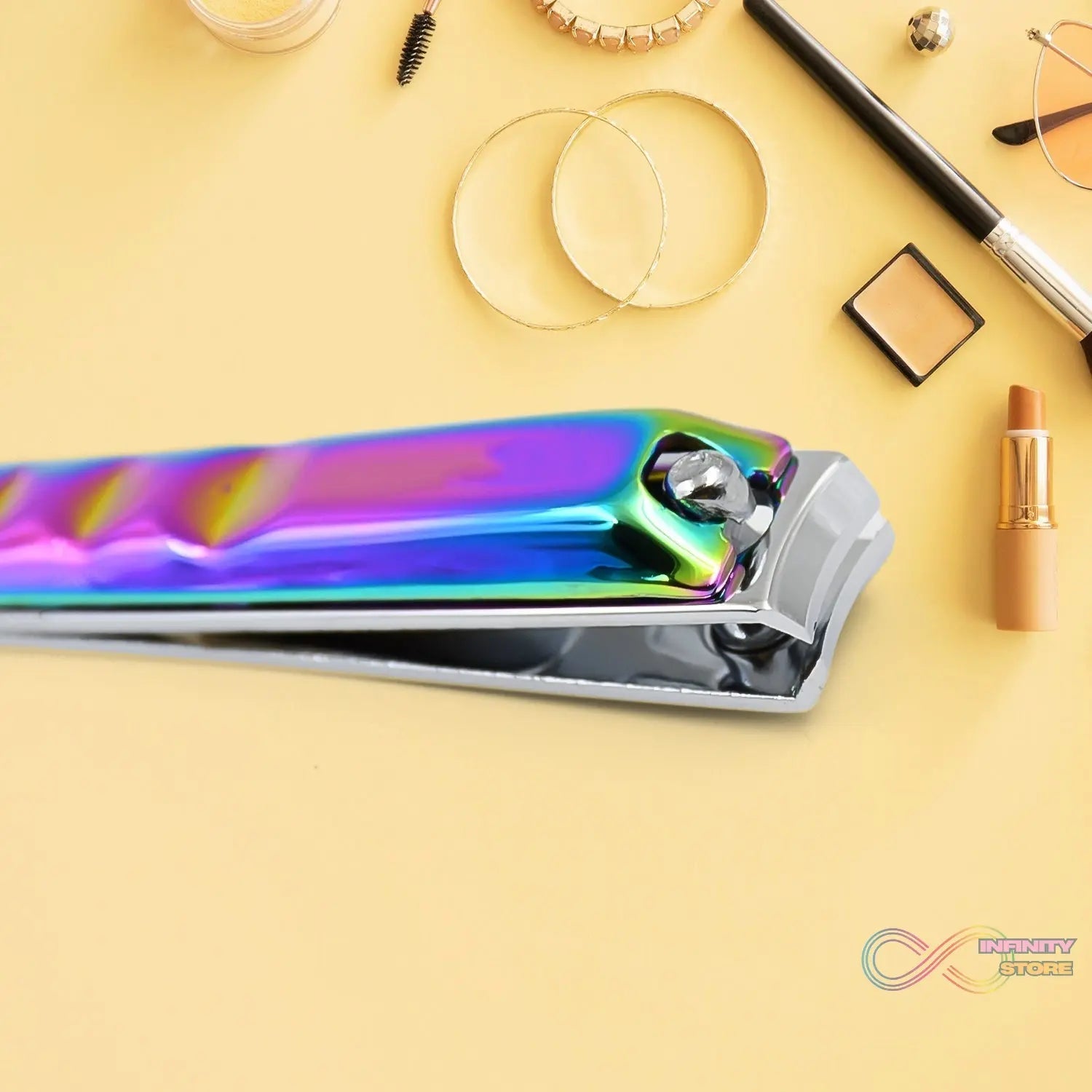 Stainless Steel Folding Portable Large Nail Clippers with Nail File (1 Pc) - infinityexculsivestore.com