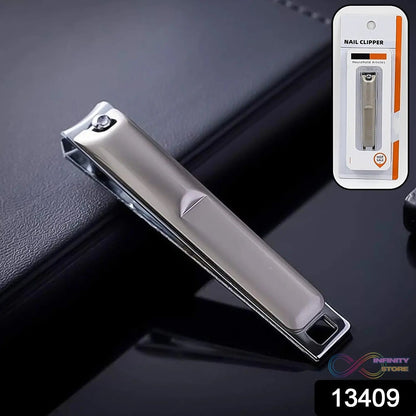 Stainless Steel Folding Portable Large Nail Clippers with Nail File (1 Pc) - infinityexculsivestore.com