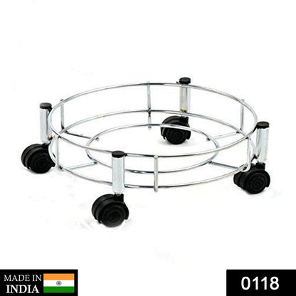 Stainless Steel Gas Cylinder Trolley - infinityexculsivestore.com
