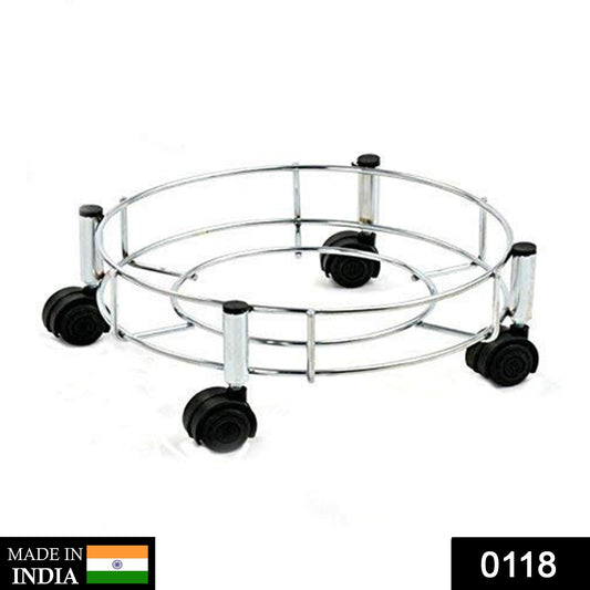 Stainless Steel Gas Cylinder Trolley - infinityexculsivestore.com