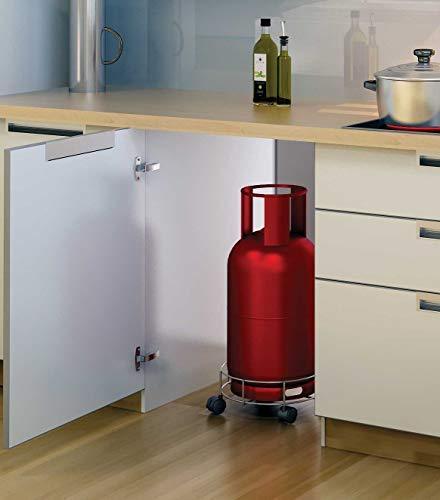 Stainless Steel Gas Cylinder Trolley - infinityexculsivestore.com