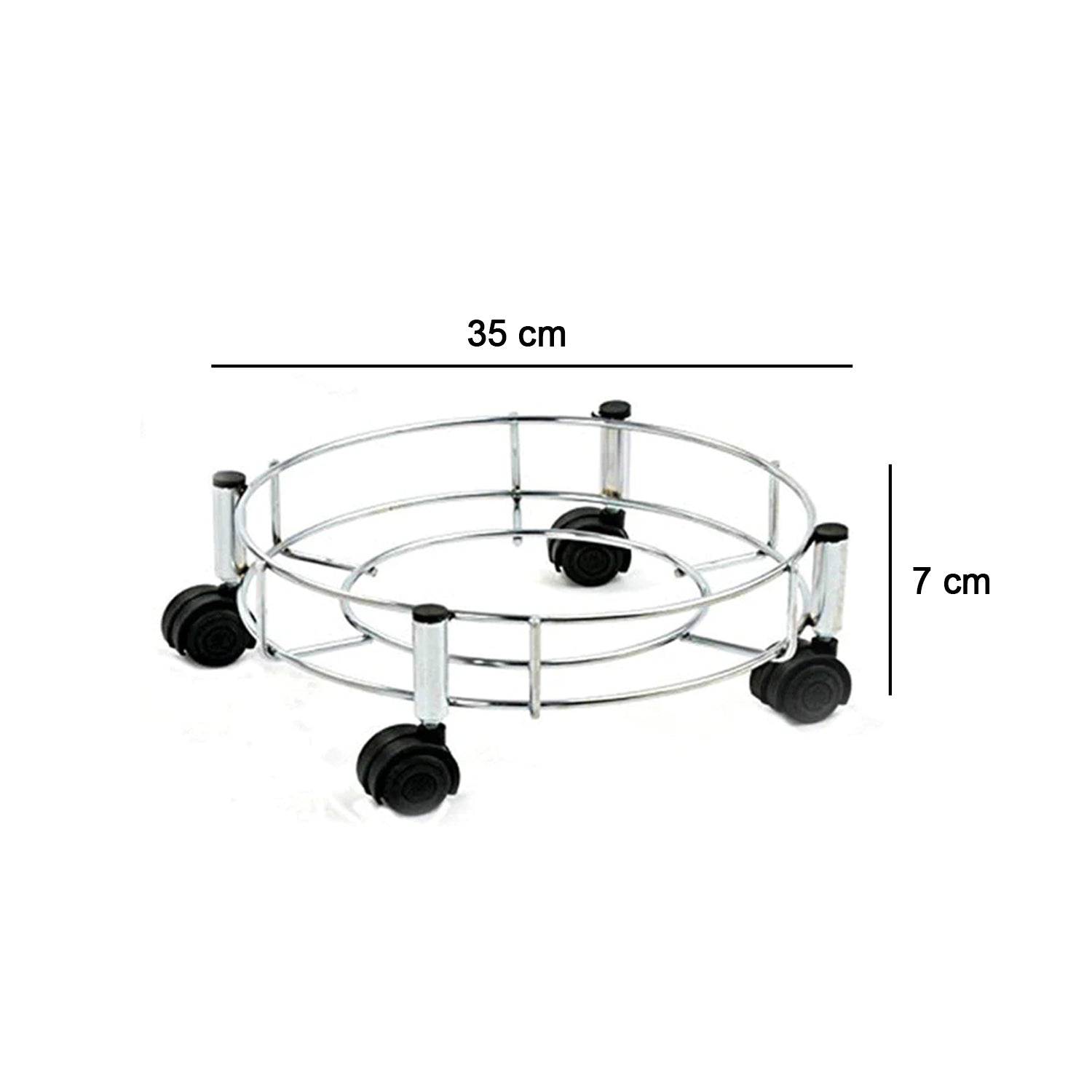 Stainless Steel Gas Cylinder Trolley - infinityexculsivestore.com
