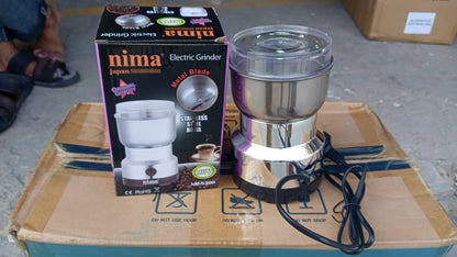 Multi - Functional Electric Stainless Steel Herbs Spices Nuts Grain Grinder with Stainless Steel Bowl, Portable Coffee Bean Seasonings Spices Mill Powder Machine Grinder Machine for Home and Office - infinityexculsivestore.com