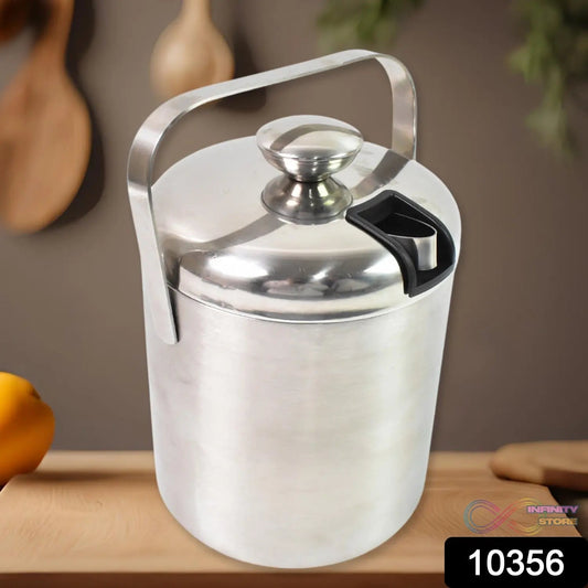 Stainless Steel Ice Buckets with Lid (1.3 Liters Approx) - infinityexculsivestore.com