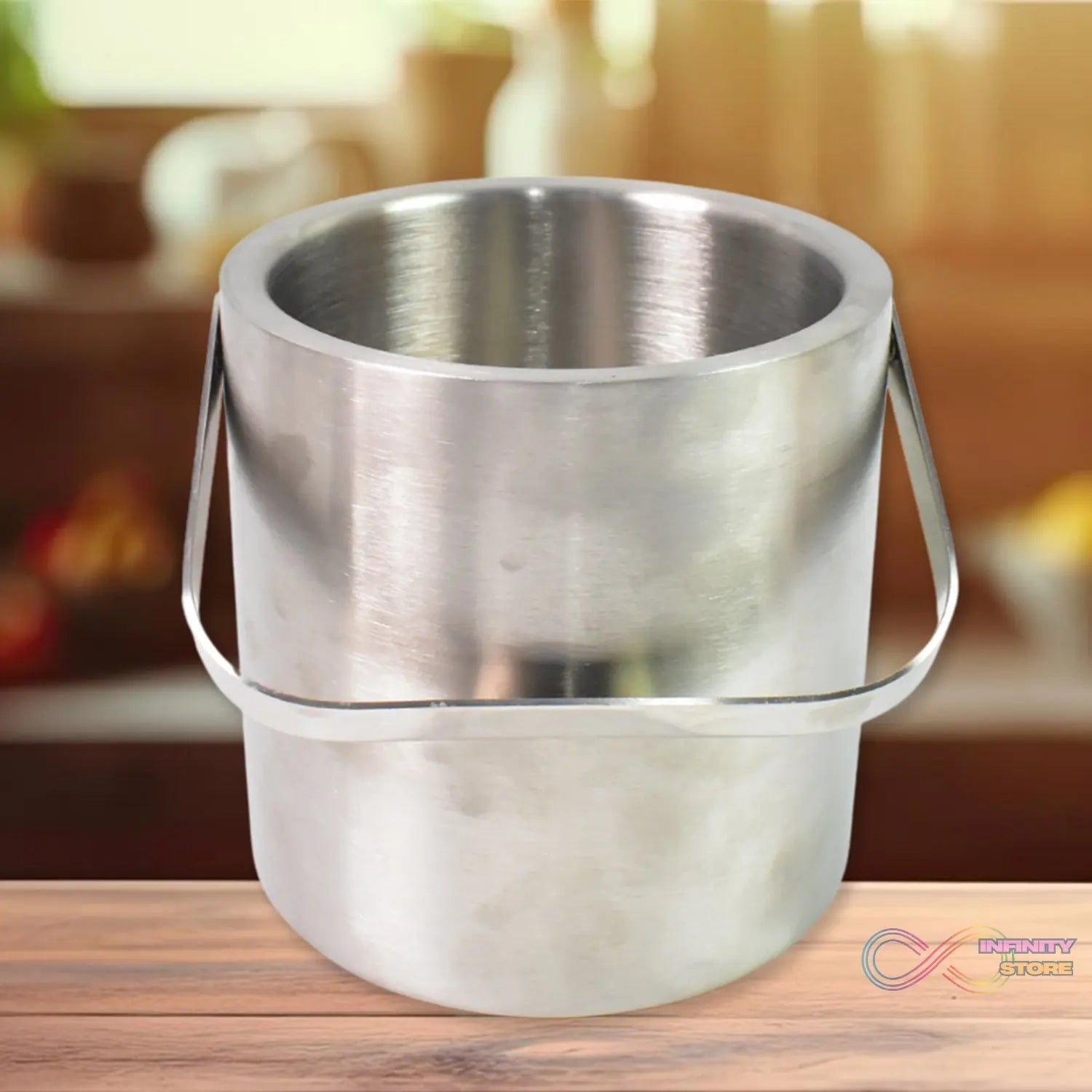 Stainless Steel Ice Buckets with Lid (1.3 Liters Approx) - infinityexculsivestore.com
