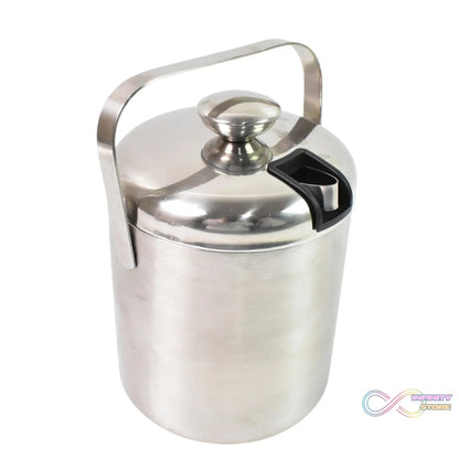 Stainless Steel Ice Buckets with Lid (1.3 Liters Approx) - infinityexculsivestore.com