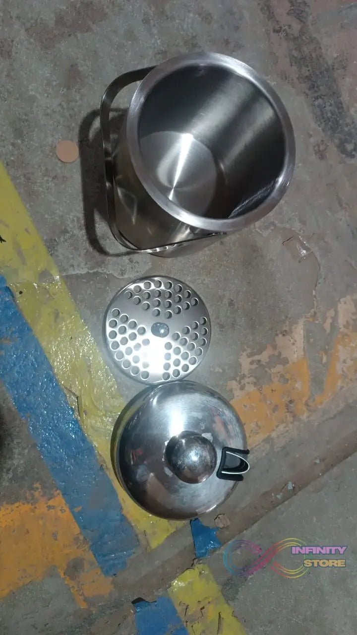 Stainless Steel Ice Buckets with Lid (1.3 Liters Approx) - infinityexculsivestore.com