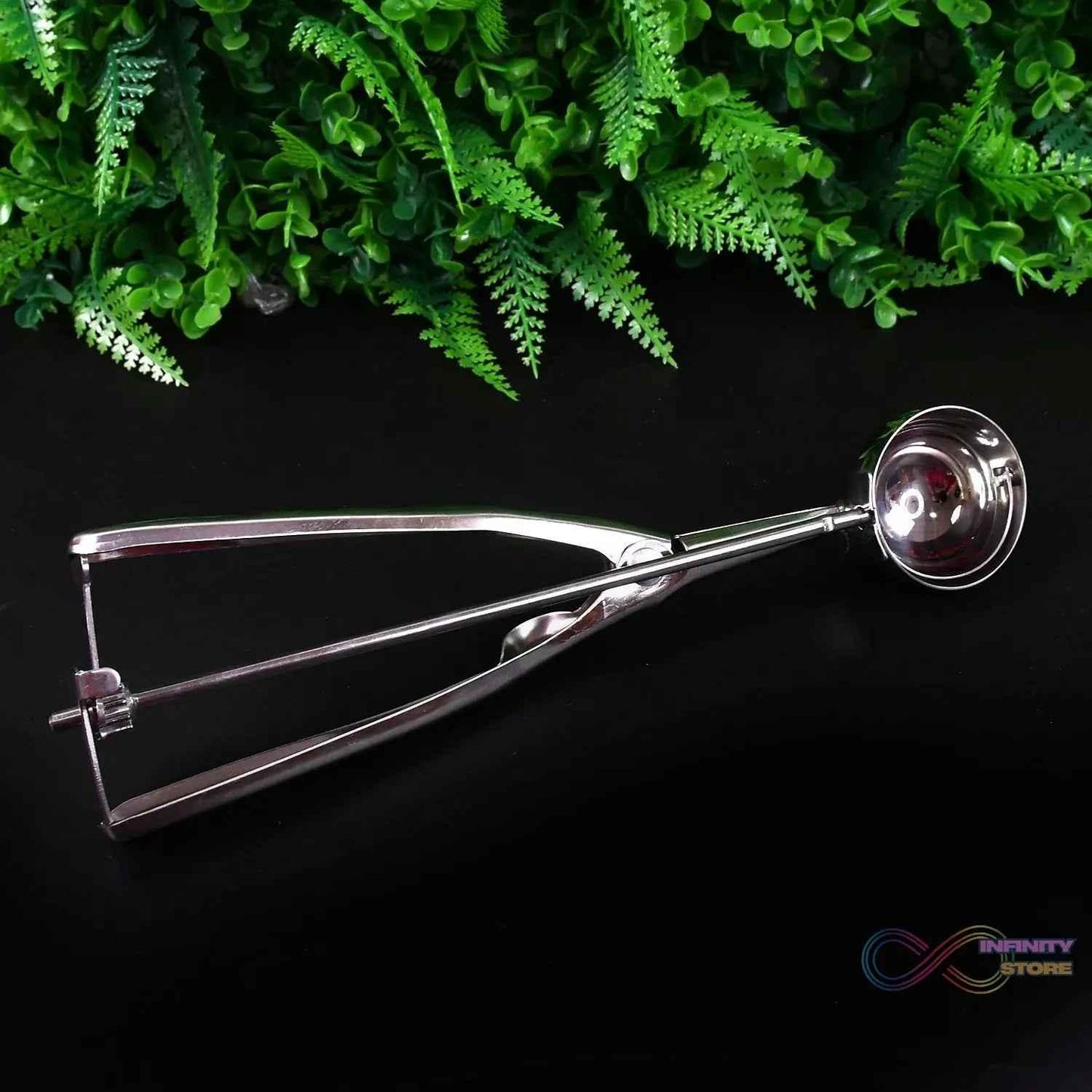 Stainless Steel Ice Cream Scoop (1 Pc) - infinityexculsivestore.com