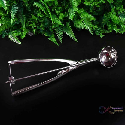 Stainless Steel Ice Cream Scoop (1 Pc) - infinityexculsivestore.com