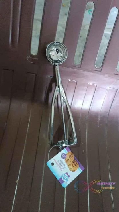 Stainless Steel Ice Cream Scoop (1 Pc) - infinityexculsivestore.com