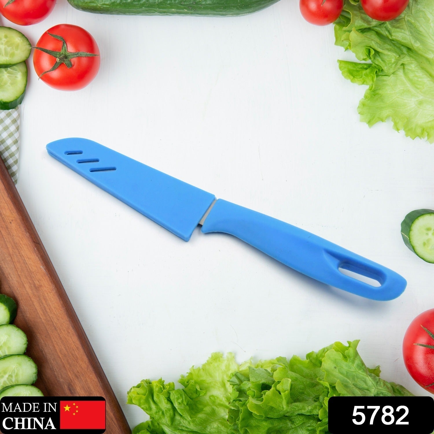Stainless Steel Knife For Kitchen Use, Knife Set, Knife & Non - Slip Handle With Blade Cover Knife, Fruit, Vegetable,Knife Set (1 Pc) - infinityexculsivestore.com