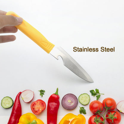 Stainless Steel Knife For Kitchen Use, Knife Set, Knife & Non - Slip Handle With Blade Cover Knife, Fruit, Vegetable,Knife Set (1 Pc) - infinityexculsivestore.com