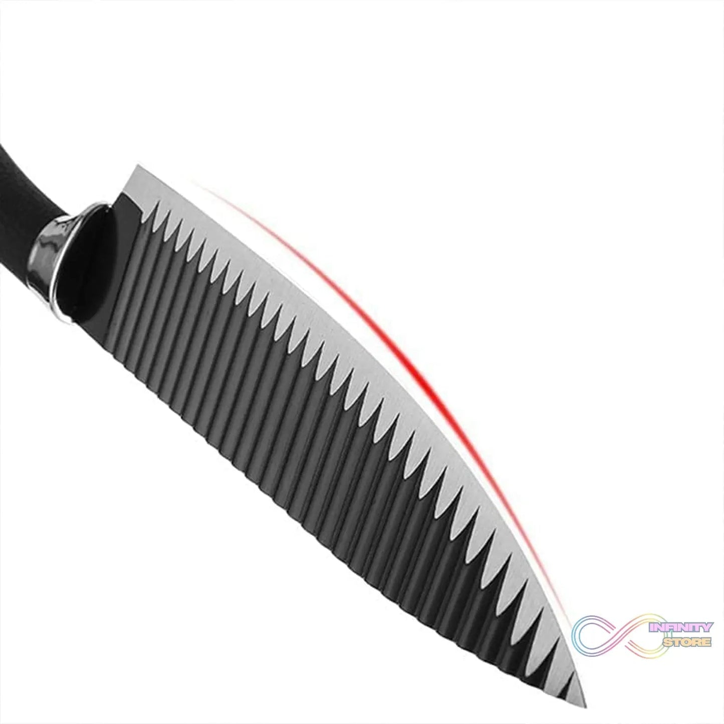 Stainless Steel Knife Set With Chef Peeler And Scissor (6 Pieces) - infinityexculsivestore.com