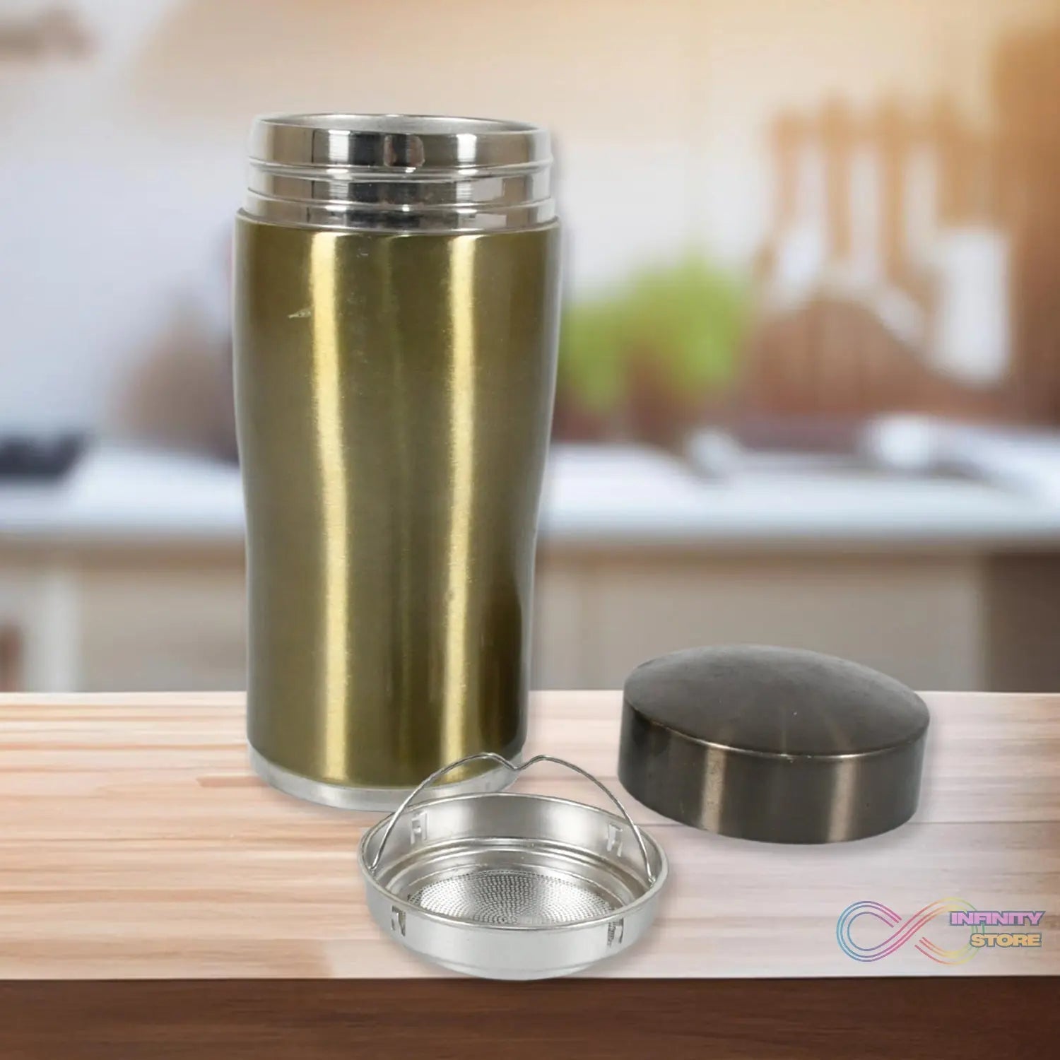 Stainless Steel Leak - Proof Water Bottle for Office, Gym & Travel (300ML) - infinityexculsivestore.com