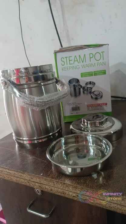 Stainless Steel Lunch Box, Insulated Lunch Box Double Vacuum‑Layer (2.2 Ltr.) - infinityexculsivestore.com