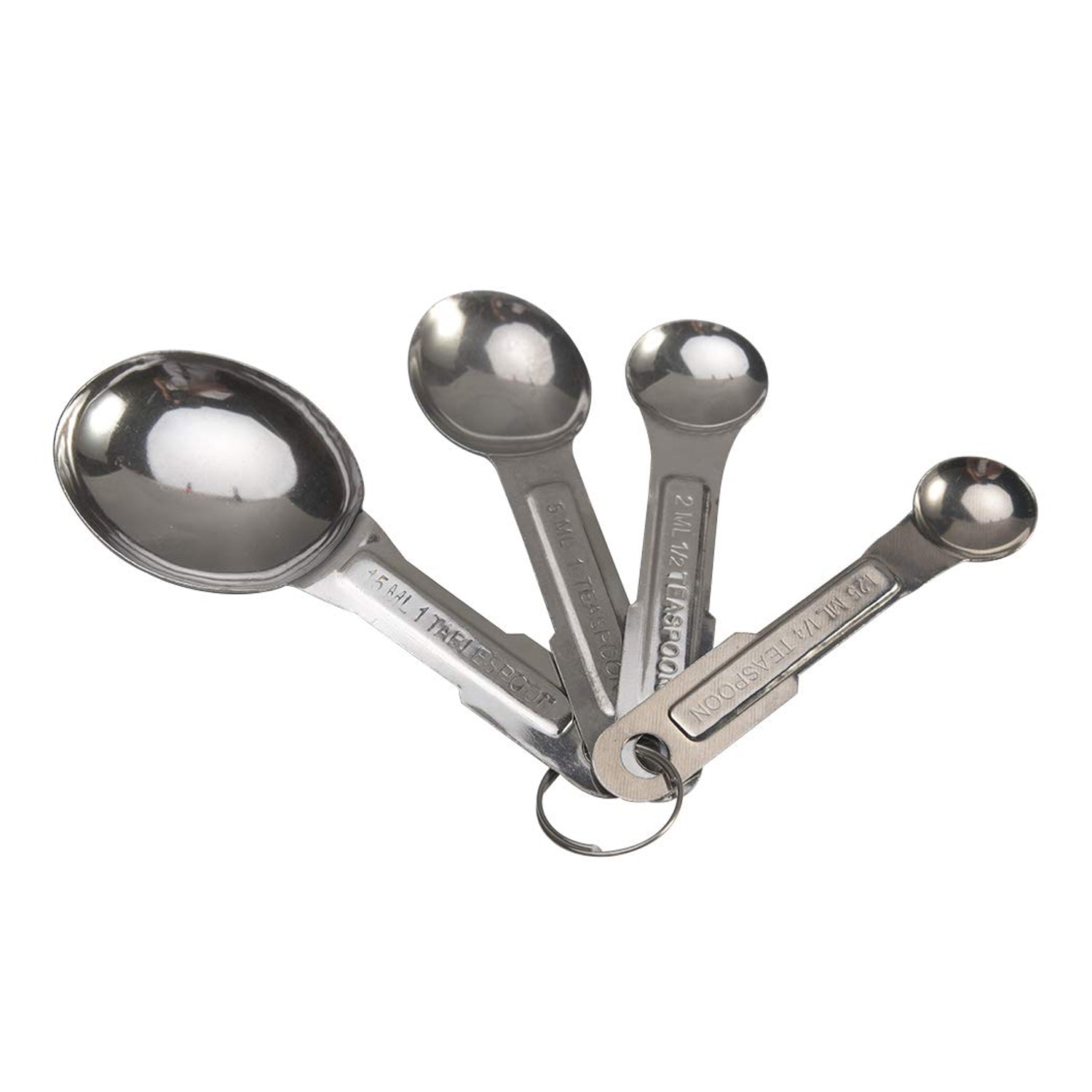 Stainless Steel Measuring Spoons Set - 4pcs, Anti - Rust for Kitchen & Baking - infinityexculsivestore.com