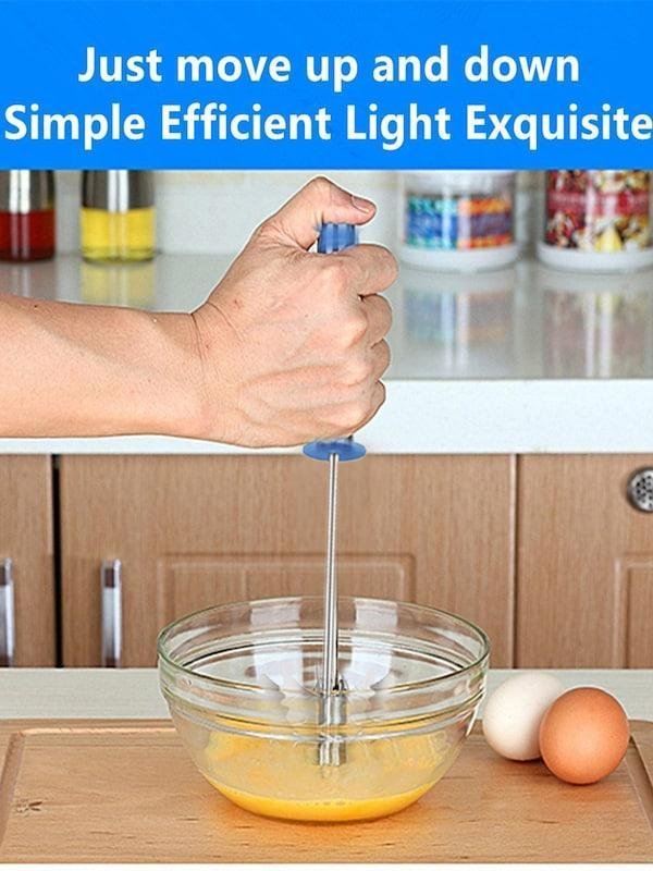 Stainless Steel Mixi Egg / Lassi / Butter Milk Maker / Mixer Hand Blender - infinityexculsivestore.com