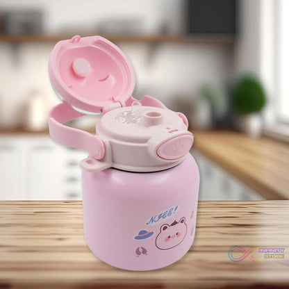 Stainless Steel Mug / Bottle Vacuum Insulated Cup With Handle & Strap (700 ML) - infinityexculsivestore.com