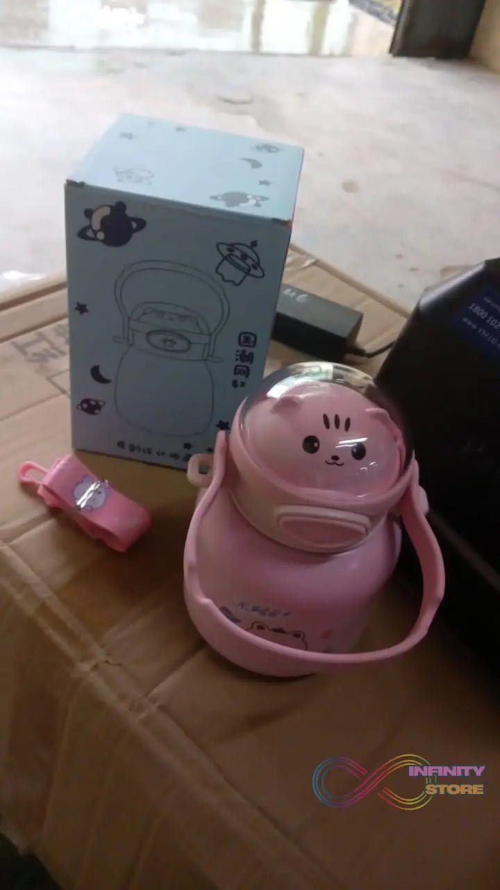 Stainless Steel Mug / Bottle Vacuum Insulated Cup With Handle & Strap (700 ML) - infinityexculsivestore.com