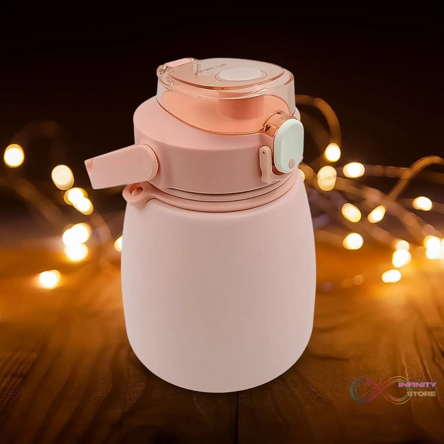 Stainless Steel Mug / Bottle Vacuum Insulated Cup with Handle & Strap (1000 ML) - infinityexculsivestore.com