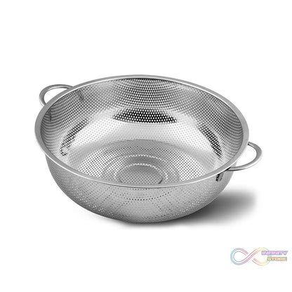 Stainless Steel Rice Vegetables Washing Bowl Strainer Collapsible Strainer. - infinityexculsivestore.com
