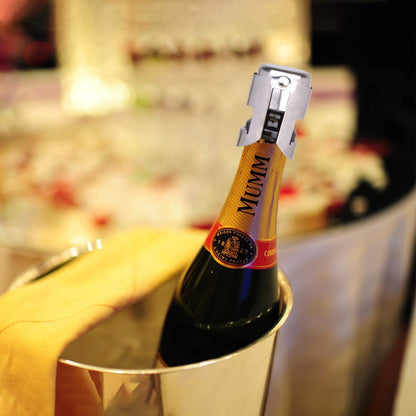 Stainless Steel Sealed Sparkling Champagne Bottle Stopper Big size - infinityexculsivestore.com