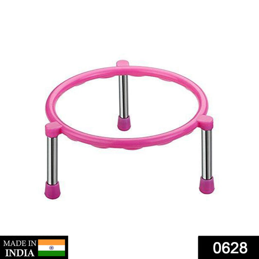Stainless Steel Single Ring Matka Stand - infinityexculsivestore.com