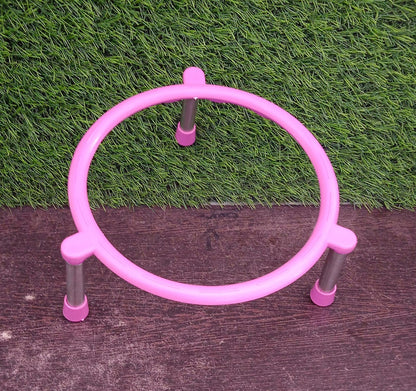 Stainless Steel Single Ring Matka Stand - infinityexculsivestore.com