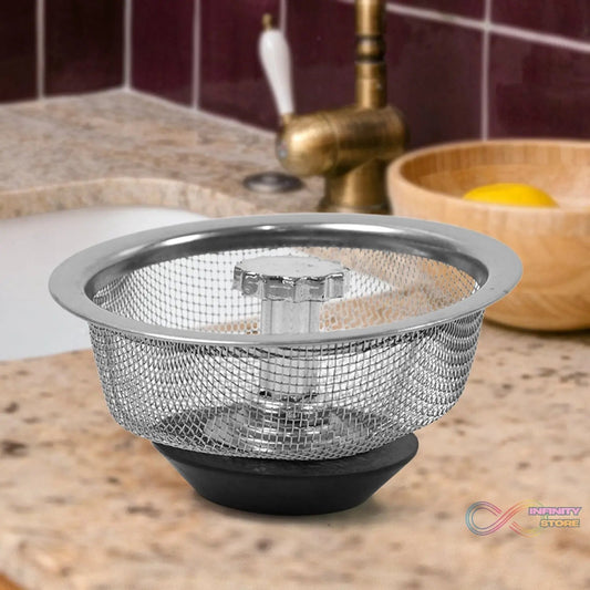 Stainless Steel Sink Strainer Basket Strainer Kitchen Sink Strainer (1 Pc) - infinityexculsivestore.com